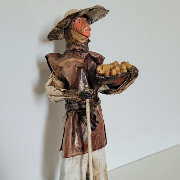 Vintage Mexican Paper Mache Folk Doll - Picture 2 of 6